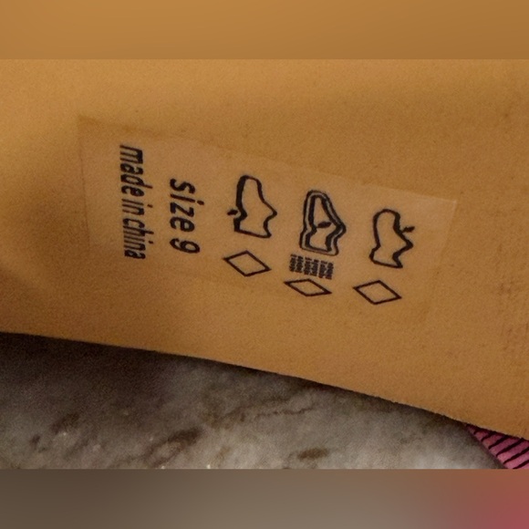 Michael Antonio Brown Faux Leather Belted Boots Size 9 – 20” Shaft 3.75”Heel EUC - Picture 6 of 6